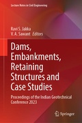 Cover: Dams, Embankments, Retaining Structures and Case Studies - Springer Nature Switzerland AG