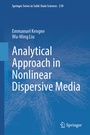 Cover: Analytical Approach in Nonlinear Dispersive Media - Springer Nature Switzerland AG