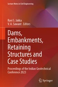 Cover: Dams, Embankments, Retaining Structures and Case Studies - Springer