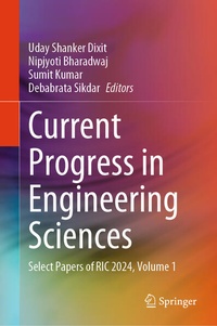 Enlarge image Cover: Current Progress in Engineering Sciences - Springer Nature Switzerland AG