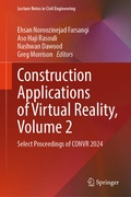 Cover: Construction Applications of Virtual Reality, Volume 2 - Springer Nature Switzerland AG