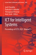 Cover: ICT for Intelligent Systems - Springer