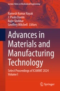Cover: Advances in Materials and Manufacturing Technology - Springer