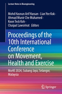 Enlarge image Cover: Proceedings of the 10th International Conference on Movement, Health and Exercise - Springer