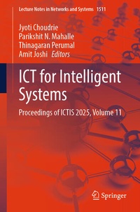 Enlarge image Cover: ICT for Intelligent Systems - Springer
