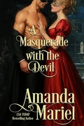 Cover: A Masquerade with the Devil (Courting Ruin, #2) - Brook Ridge Press