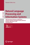 Cover: Natural Language Processing and Information Systems - Springer