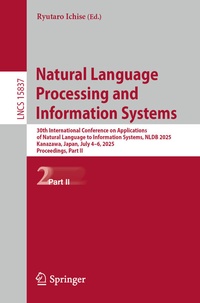 Abbildung von: Natural Language Processing and Information Systems - Springer