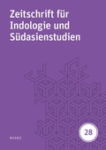 Cover: Zeitschrift f&uuml;r Indologie und S&uuml;dasienstudien, Band 28 (2011) - Buske, H