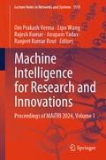 Cover: Machine Intelligence for Research and Innovations - Springer