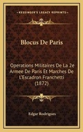 Cover: Blocus De Paris - Kessinger Publishing