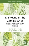 Cover: Marketing in the Climate Crisis - Routledge