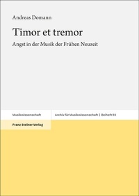Abbildung von: Timor et tremor - Franz Steiner Verlag