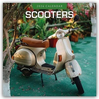 Abbildung von: Scooters - Motorroller 2026 - 16-Monatskalender - Red Robin Publishing Ltd.