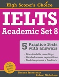 Cover: IELTS 5 Practice Tests, Academic Set 8 - Simone Braverman