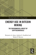 Cover: Energy Use in Bitcoin Mining - Routledge