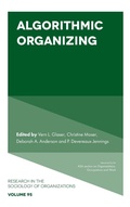 Cover: Algorithmic Organizing - Emerald Publishing Limited