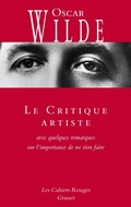Cover: Le Critique artiste - Grasset