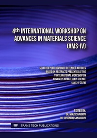 Abbildung von: 4th International Workshop on Advances in Materials Science (AMS-IV) - Trans Tech Publications Ltd
