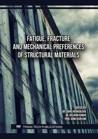 Abbildung von: Fatigue, Fracture and Mechanical Preferences of Structural Materials - Trans Tech Publications Ltd