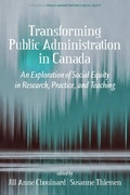 Cover: Transforming Public Administration in Canada - Emerald Publishing Inc