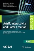Cover: ArtsIT, Interactivity and Game Creation - Springer