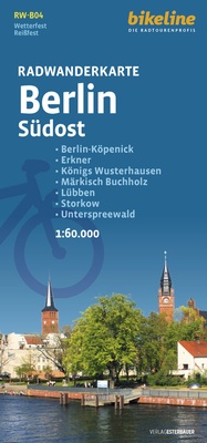 Abbildung von: Radwanderkarte Berlin Südost RW-B04 - Esterbauer