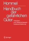 Cover: Handbuch der gef&auml;hrlichen G&uuml;ter. Transport- und Gefahrenklassen Neu. Austauschlieferung, Dezember 2025 - Springer Vieweg