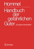 Cover: Handbuch der gef&auml;hrlichen G&uuml;ter. Gruppenmerkbl&auml;tter - Springer Vieweg