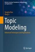 Cover: Topic Modeling - Springer Nature Switzerland AG