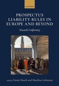 Cover: Prospectus Liability Rules in Europe and Beyond - Oxford University Press
