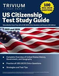 Abbildung von: US Citizenship Test Study Guide 2025 and 2026 - TRIVIUM TEST PREP