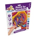 Cover: Paint By Numbers Rainbow Zebra - Bookoli Limited