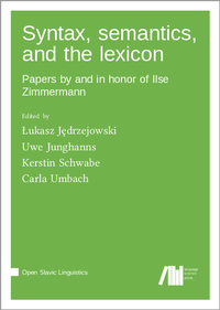Enlarge image Cover: Syntax, semantics, and the lexicon - Language Science Press