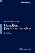 Cover: Handbuch Entrepreneurship - Springer Gabler