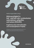 Cover: Mehrsprachigkeit in DaF- und DaZ-Lehr-Lernkontexten wahrnehmen, aufgreifen und nutzen (MALWE) - Waxmann