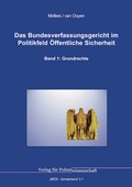 Abbildung von: Das Bundesverfassungsgericht im Politikfeld Öffentliche Sicherheit - Verlag für Polizeiwissenschaft