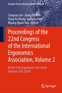 Abbildung von: Proceedings of the 22nd Congress of the International Ergonomics Association, Volume 2 - Springer