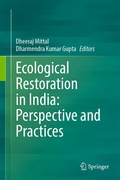 Cover: Ecological Restoration in India: Perspective and Practices - Springer Nature Switzerland AG