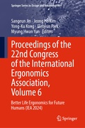 Cover: Proceedings of the 22nd Congress of the International Ergonomics Association, Volume 6 - Springer