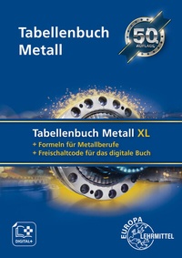 Abbildung von: Tabellenbuch Metall XL - Europa-Lehrmittel