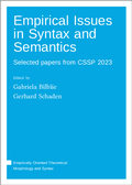 Cover: Empirical issues in syntax and semantics - Language Science Press