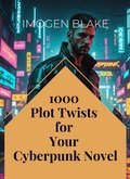 Cover: 1000 Plot Twists for Your Cyberpunk Novel (The Master Plotter Series, #1) - Sakura Publishing