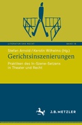 Abbildung von: Gerichtsinszenierungen - J.B. Metzler