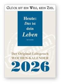 Abbildung von: Original-Leitspruch-Wochen-Kalender 2026 - Bellaprint Verlag GmbH