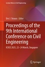 Cover: Proceedings of the 9th International Conference on Civil Engineering - Springer Nature Switzerland AG