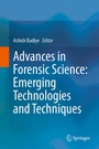 Cover: Advances in Forensic Science: Emerging Technologies and Techniques - Springer