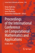 Cover: Proceedings of the International Conference on Computational Mathematics and Applications - Springer