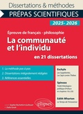 Cover: La communaut&eacute; et l'individu en 21 dissertations - ELLIPSES