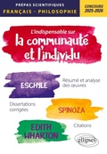 Cover: L'indispensable sur la communaut&eacute; et l'individu - ELLIPSES
